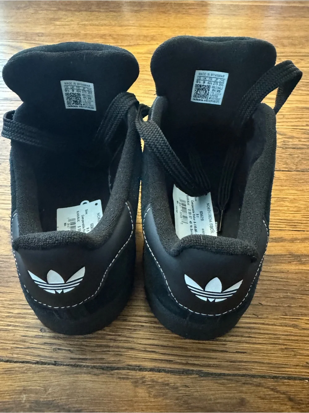 Adidas Campus 00s Men's Athletic Sneakers Running Trainers New Size 9.5 Black